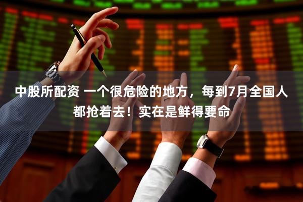 中股所配资 一个很危险的地方，每到7月全国人都抢着去！实在是鲜得要命