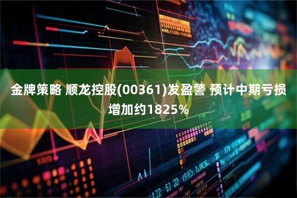 金牌策略 顺龙控股(00361)发盈警 预计中期亏损增加约1825%